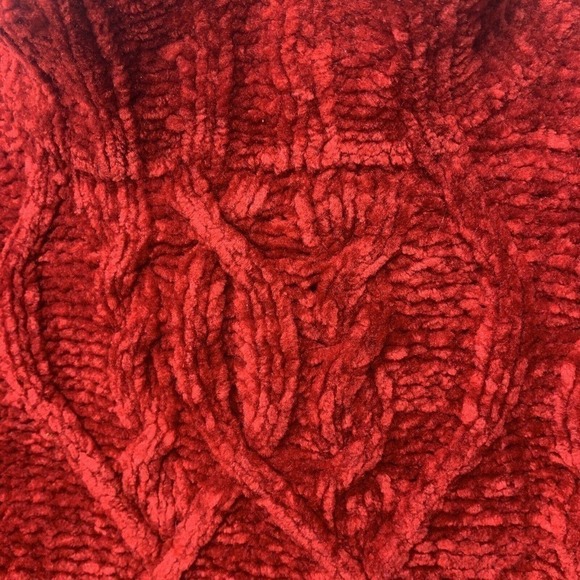 VTG Express Tricot Handknitted Oversized Cable Knit Sweater Womens Size Large - Picture 4 of 11